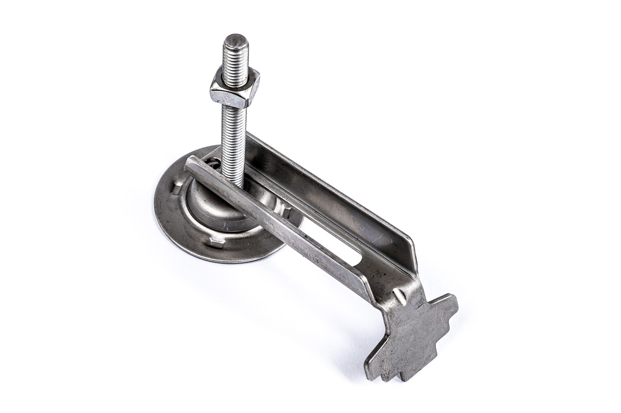  Bevestiging set stalen rooster O-clip | RVS 316